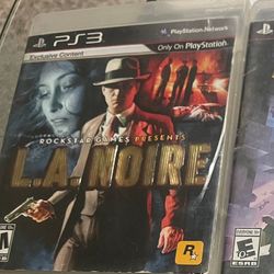 L.A. Noire Rockstar Sony PlayStation 3 PS3 2011 Complete Tested