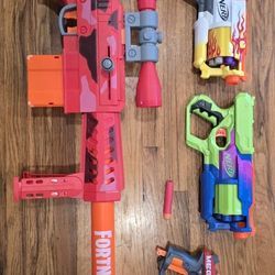 Nerf Fortnite Heavy Sniper Rifle Nerf N-Strike Mega BigShock Blaster Cyclone Shock Gun