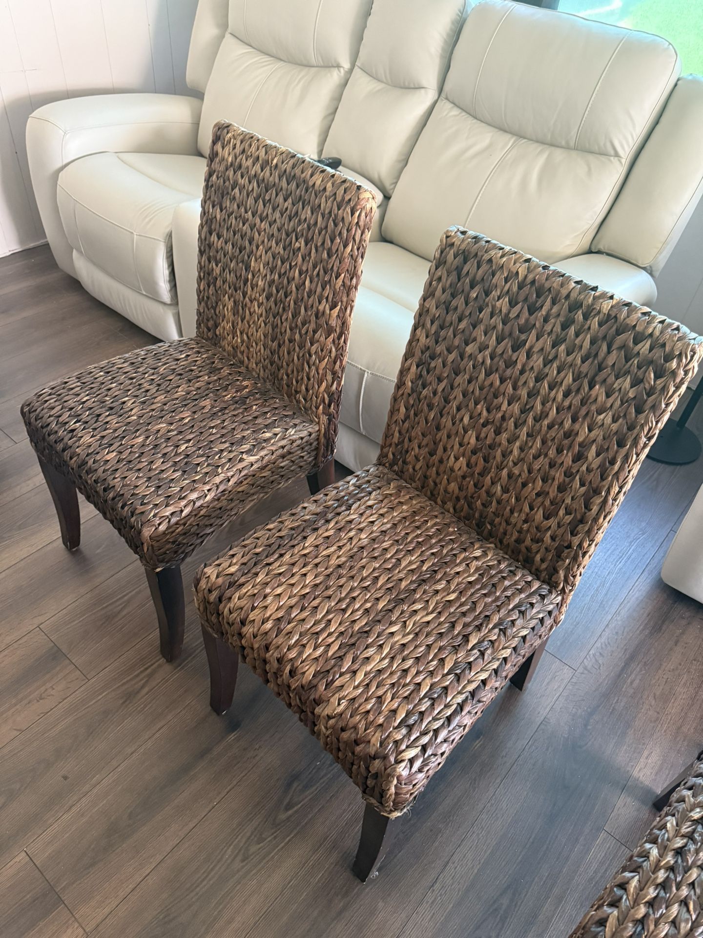 Pottery Barn Seagrass Chairs