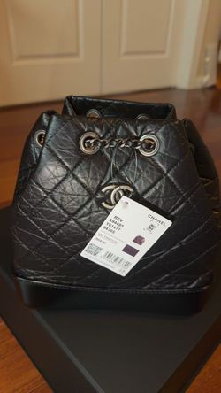 Chanel Quilted Leather Bucket Bag