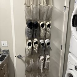 Over-the-Door Shoe Organizer, Multi-Pocket