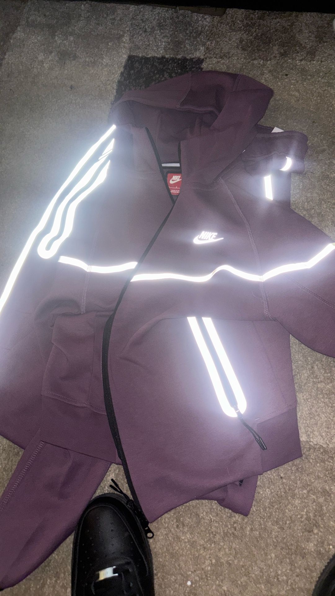 Brand New Purple Nike Tech