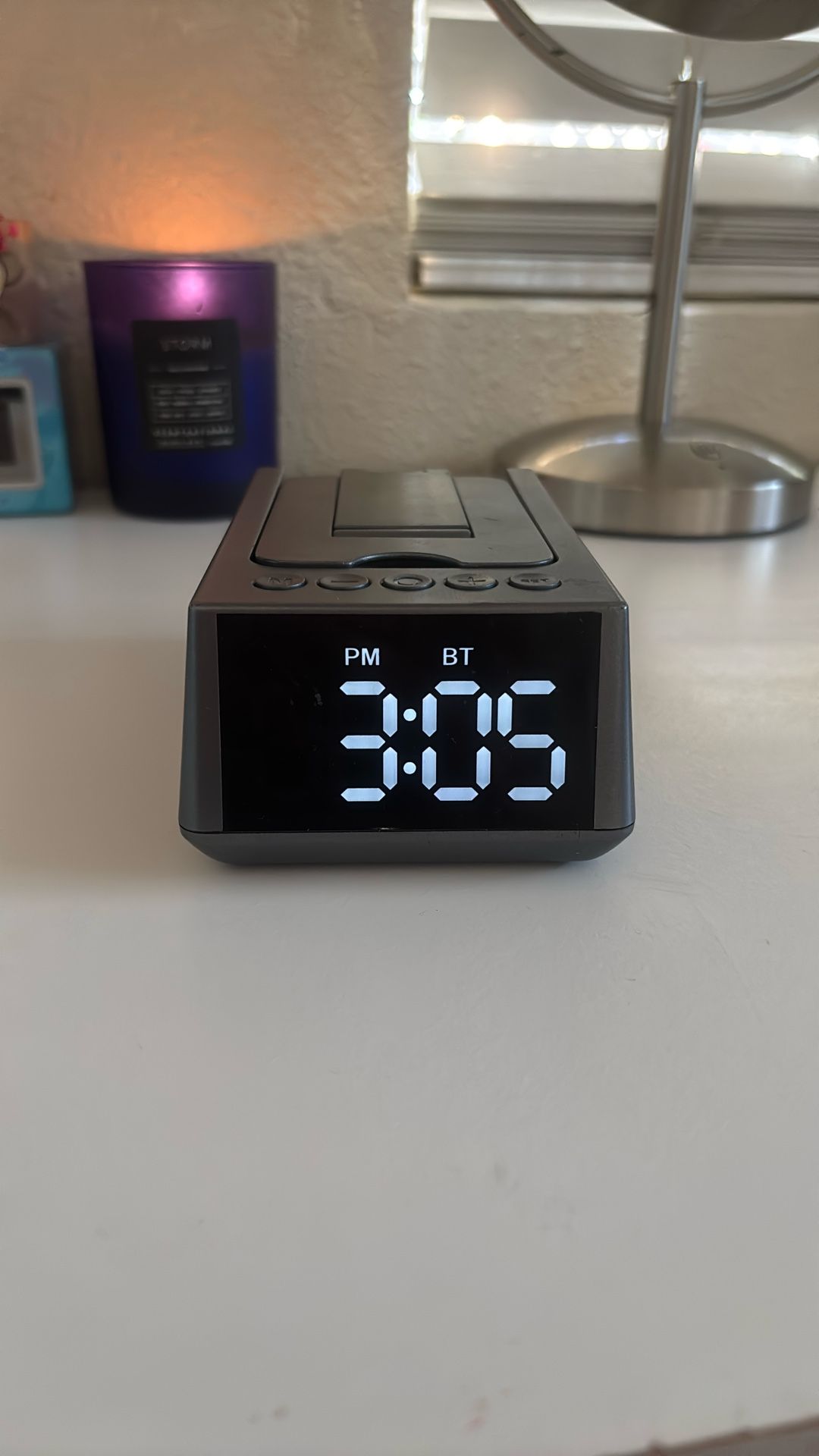bluetooth clock with speaker