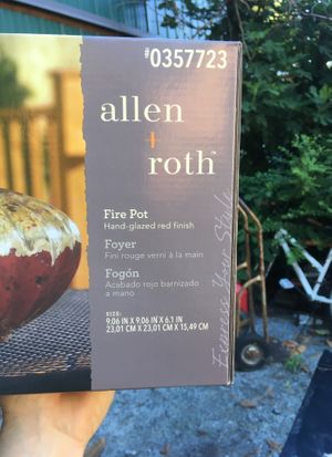Allen And Roth Fire Pot For In Suffolk Va Offerup Roth Fire Pot For In Suffolk Va