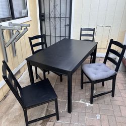 Table And 4 Chairs