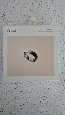 Oura Ring deep rose size 9