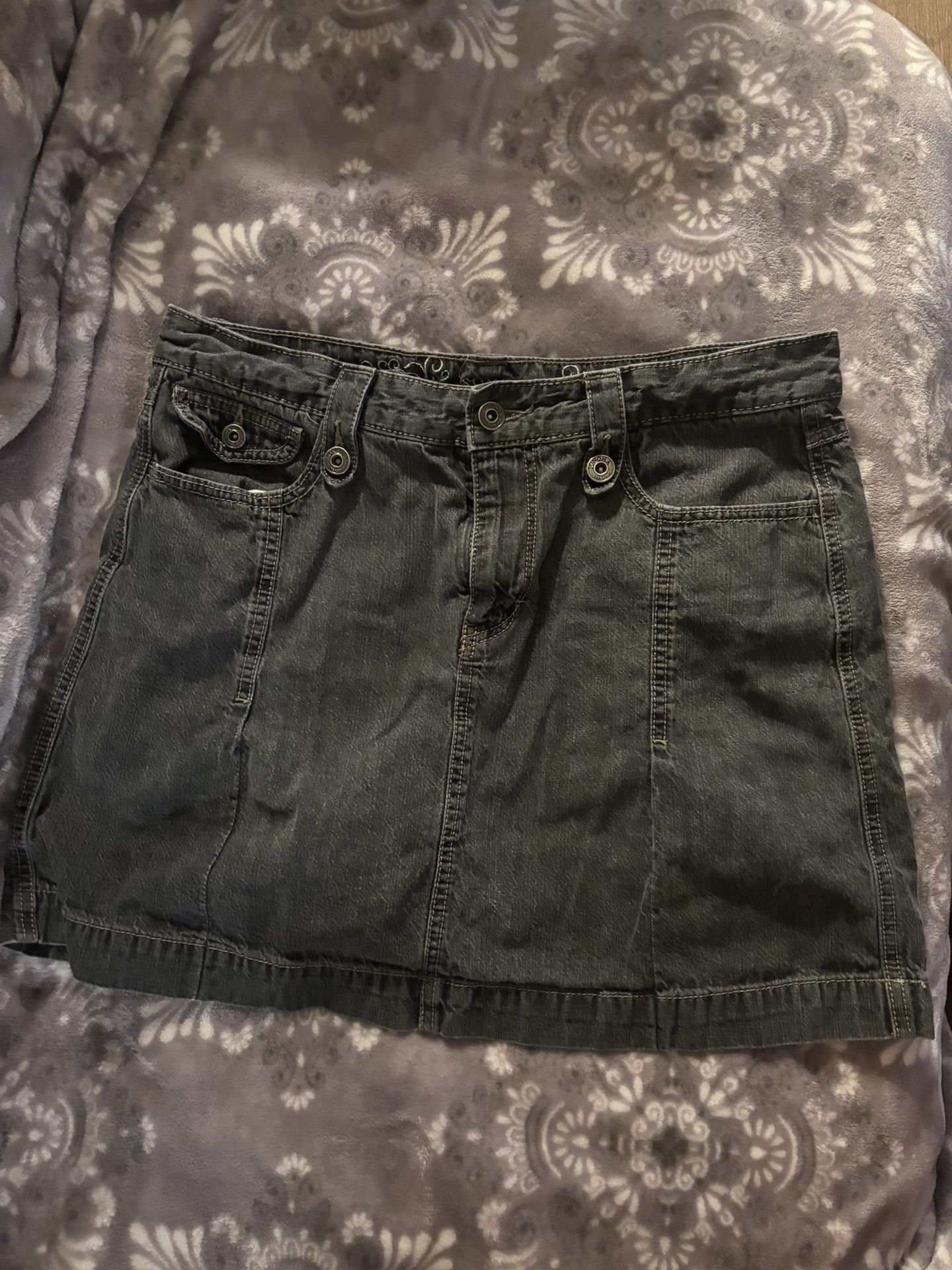 Jean Skirt with built in shorts 