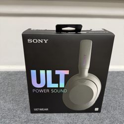 Sony ULT Wear Wireless Noise Canceling Bluetooth Headphones - Off White