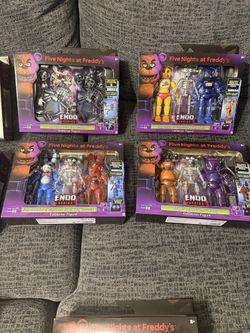 Five Night At Freddy Endo Series 2 Complete Set New