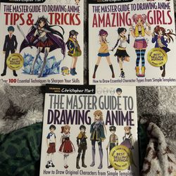 Master Guide To Anime Drawing 3 Pc. Book Collection