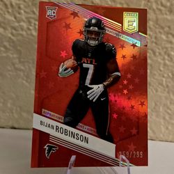 2023 Donruss Elite Rookies Aspirations Stars /299 Bijan Robinson #104 Rookie RC