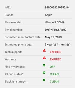 ‼️Verizon Iphone 5 Clean‼️