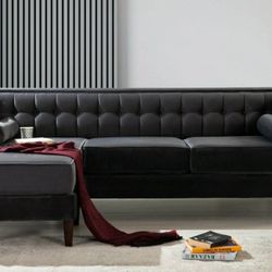 Kelly Charcoal Reversible Sofa Chaise

