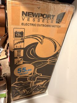 Electric Trolling Motor, 55 lbs Thrust