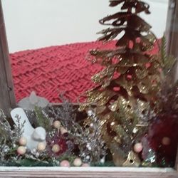 CHRISTMAS DECORATION BIRDHOUSE  STYLE  NEW NEVER USED PICK UP FTPIERCE 