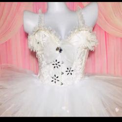 Rave outfit EDM festival top and skirt