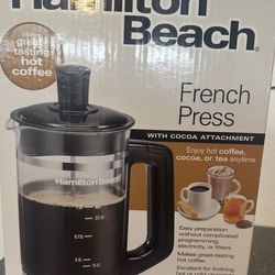 Hamilton Beach Press In, For Coffee, Tea Or Cocoa Attachment, New, $15, No Holds, Trades, Or Deliveries, Same Day Pick Up
