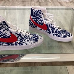 nike blazer mid 77 tye dye size 14
