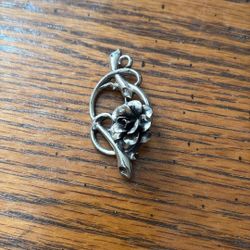 Vantage Brooch All Silver Hand Made