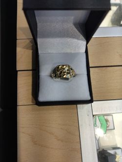 Nugget Ring 10k Yellow Gold 