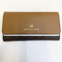 Michael Kors Jet Set Tri-Fold Wallet 