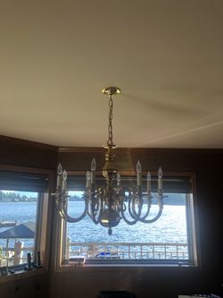 Gold Plated Chandelier