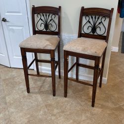 High Top Plush bar stools 