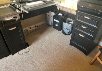 FREE- Black Magellan L-Shaped Desk