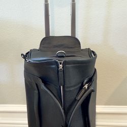 Wool & Oak NOVA Large Rolling Leather Carry-On Travel Bag NEW w/Tag