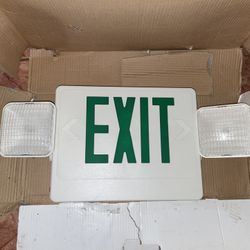Emergency Exit Sign & Lighting