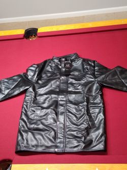 Italian Leather Jacket L