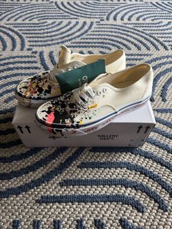 Gallery Dept. Vans white paint splatter #gallerydept