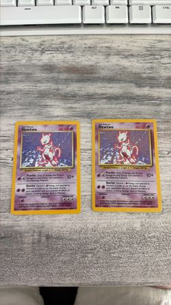 Pokemon Mewtwo Holo Base Set