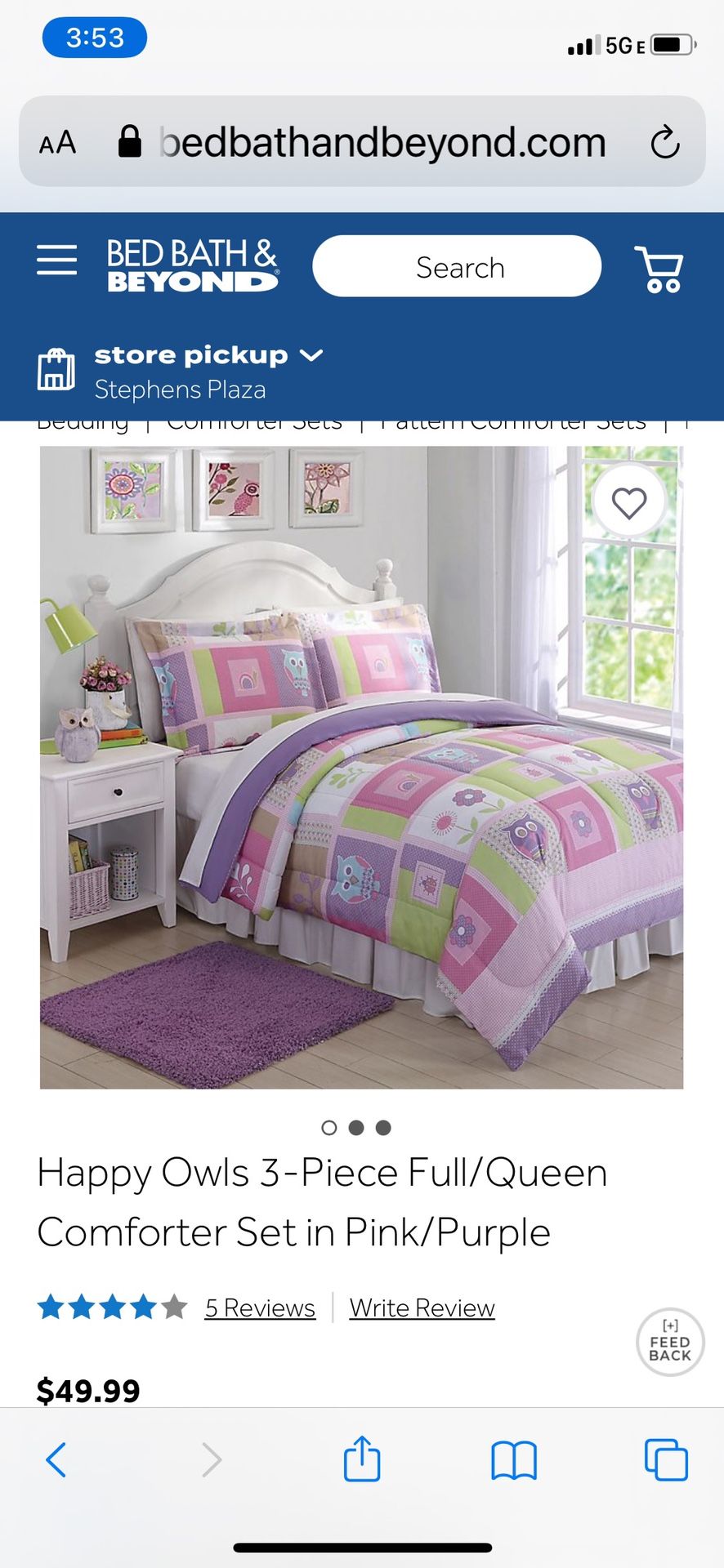 Full/Queen Kids Quilt Comforter Set