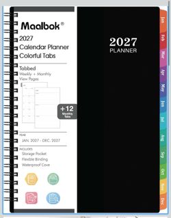 Brand New, 2027 Weekly & Monthly Planner A5 Calendar Organizer