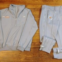 Pacific Tigers UOP Nike Tech Suit College Large Basketball Rare 