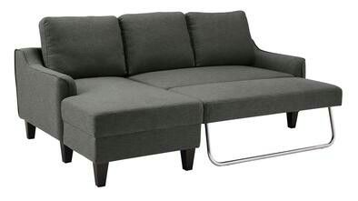 Jarreau Gray Sofa Chaise Sleeper Couch Sofa