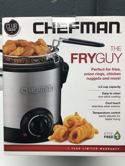 NEW IN BOX CHEFMAN THE FRY GUY 4.2 CUP CAPACITY