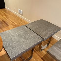 SIDE TABLES & COFFEE TABLE 