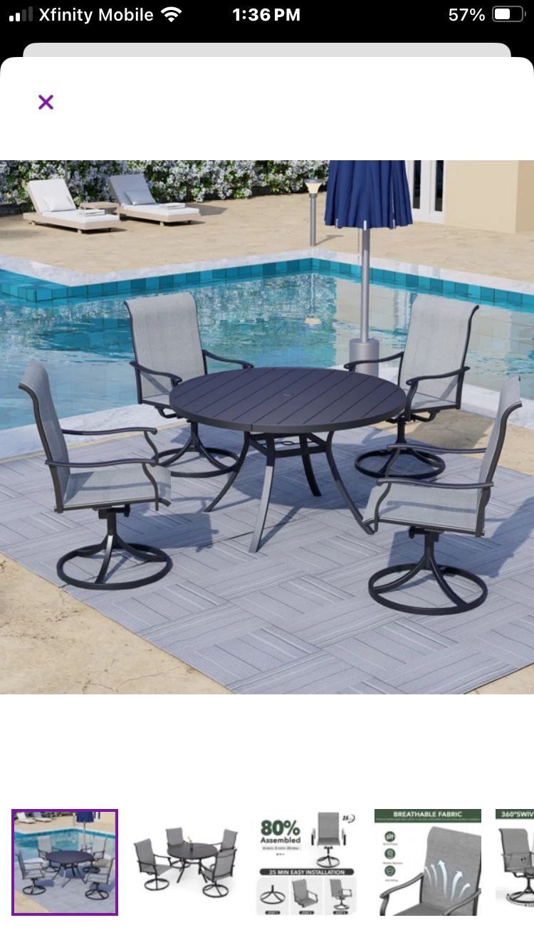 Used Patio Set
