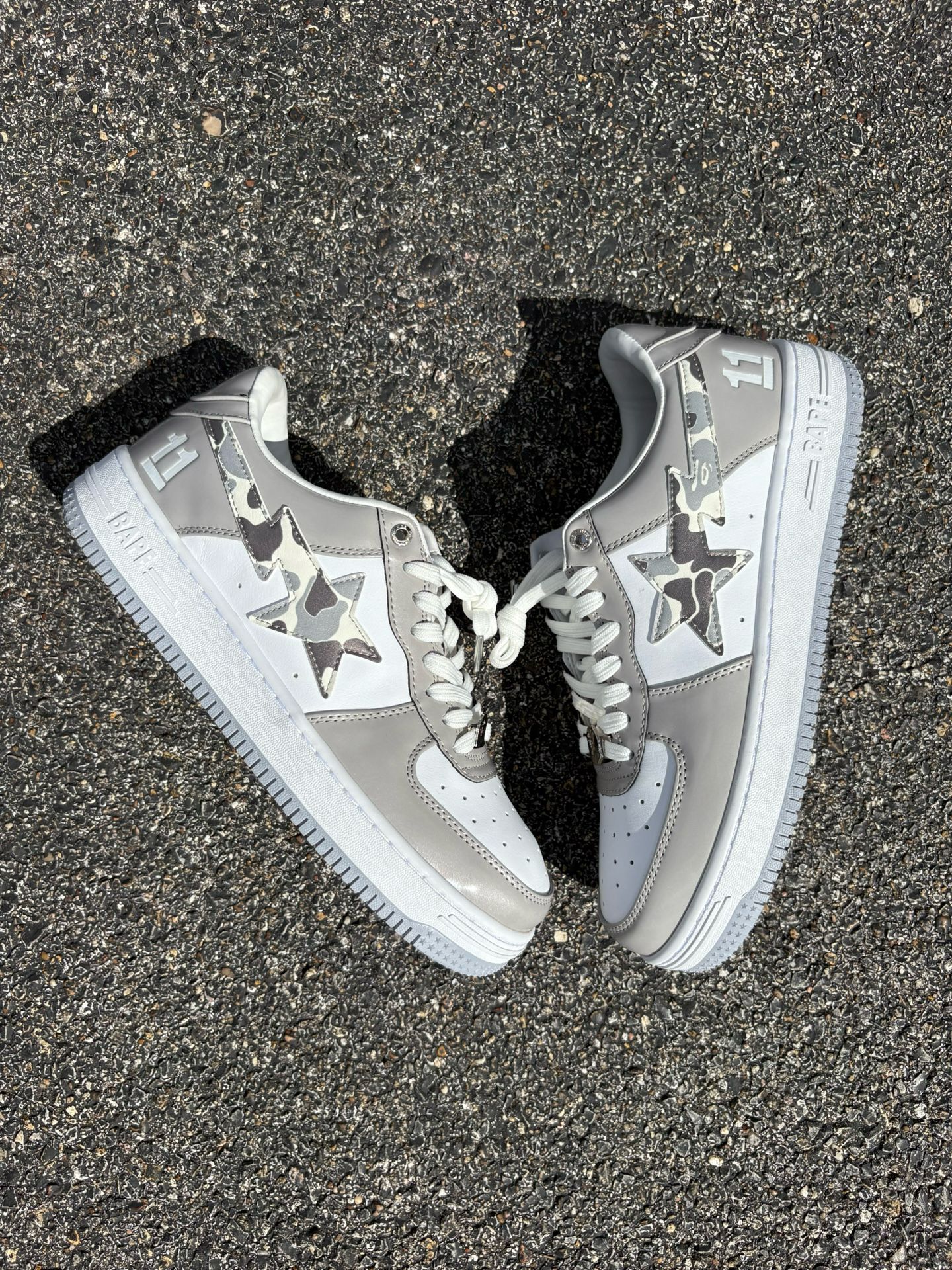 Bapesta Camo Grey – Size 12 – Brand New w/ Box 💥