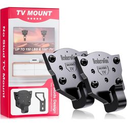 TV Wall Mount - No Drill Installation, TV Mount 150 lbs Heavy Duty Capacity for 26-100 inch TVs, Fits LED/OLED/QLED/Plasma Displays