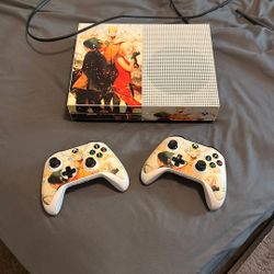 Xbox One S With 2 Controllers
