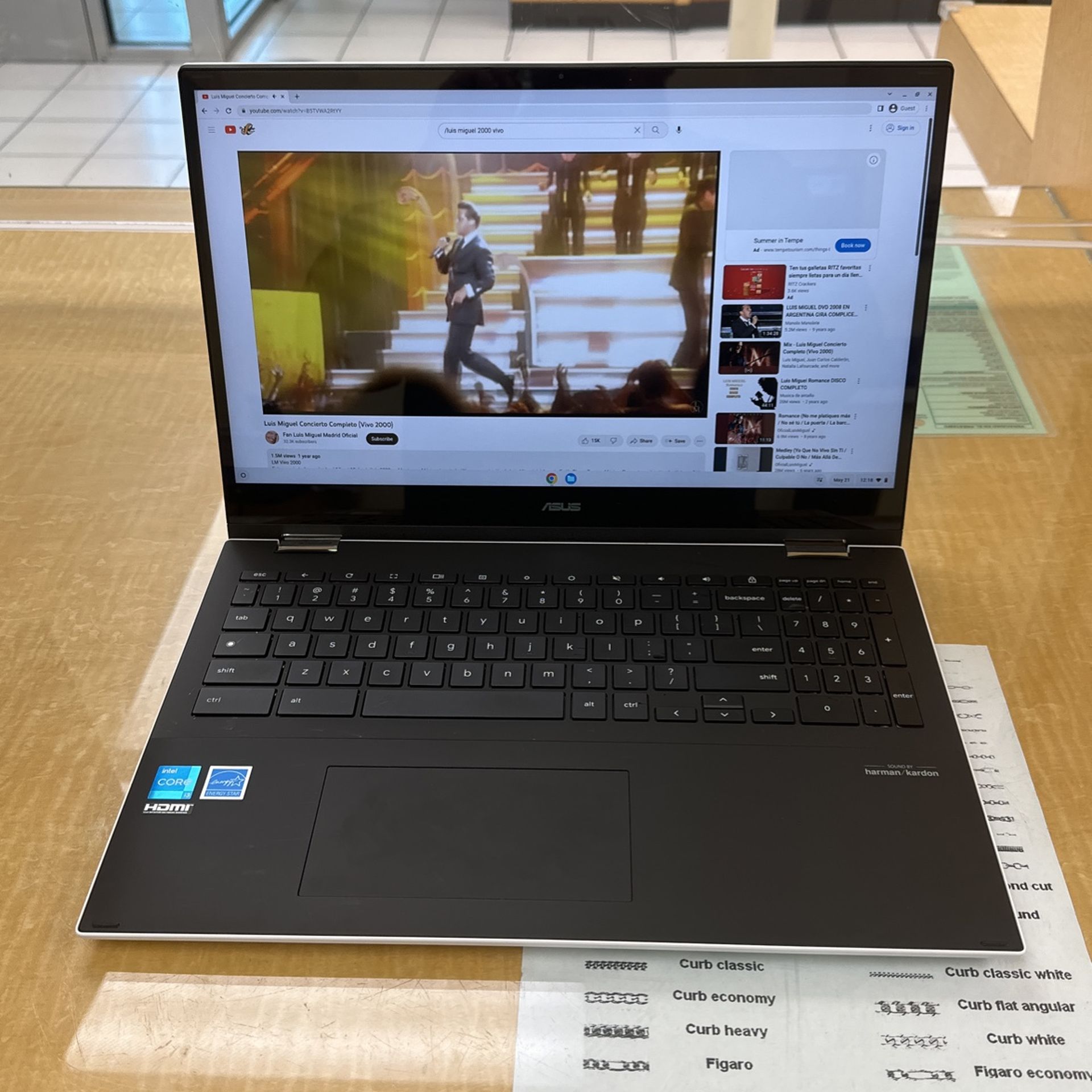 Asus Chromebook Flip C536 2-in-1 16.6”