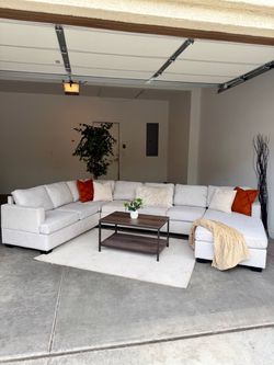 Beige Sectional Couch