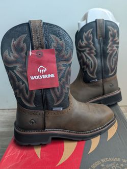 Wolverine Steeltoe Rancher Boots Men's Size 8.5
