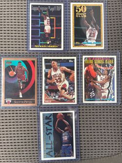 Michael Jordan & Scottie Pippen Topps Basketball Card Lot