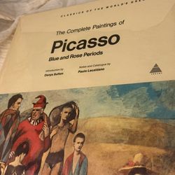 1968 THE COMPLETE PAINTINGS OF PICASSO Blue And Rose Periods - Paolo Lecaldano