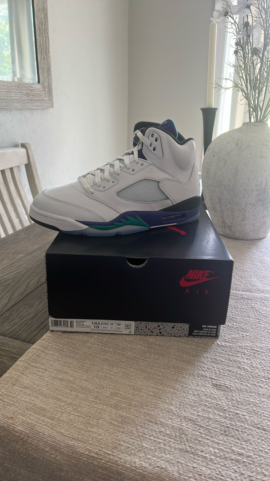 Jordan five Grape