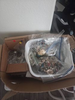 Costume jewelry and vintage jewelry and craft jewelry